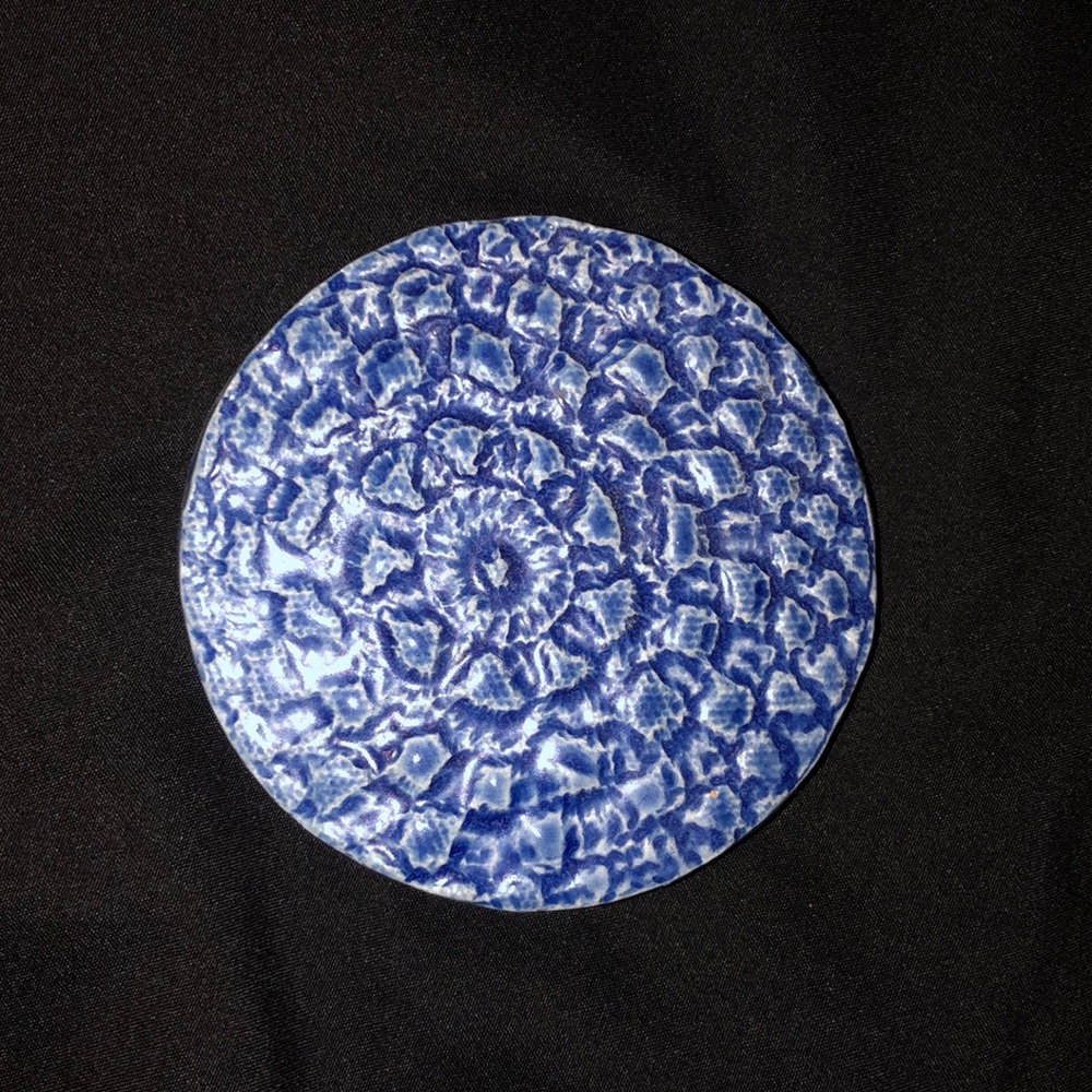 Ceramic handmade cup coaster